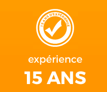15 ans d'expérience