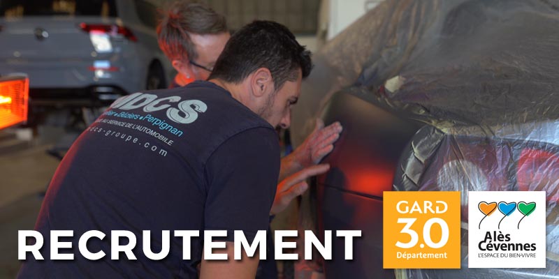 recrutement peintre raccord automobile alès